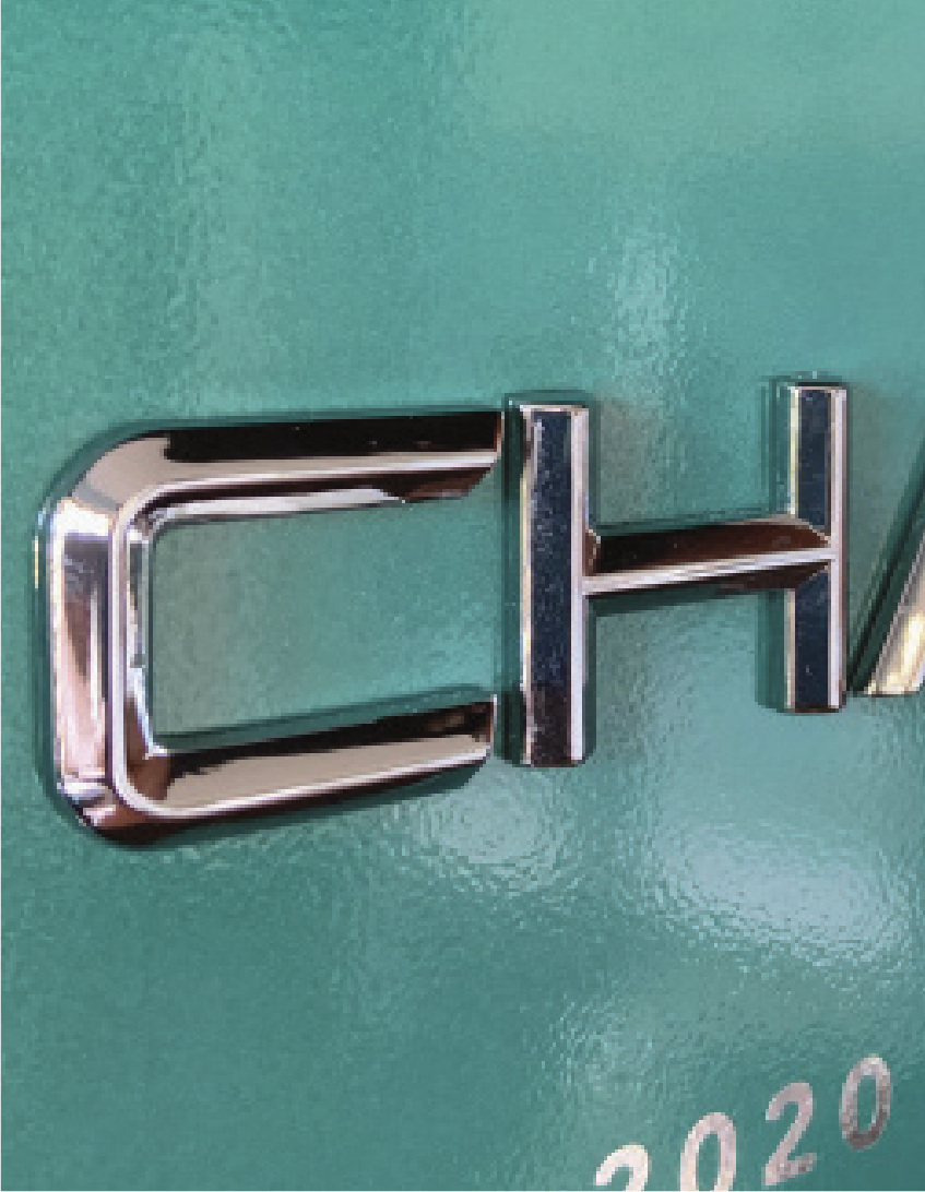 The Details  We use car lettering for the word CHAMPION to give it that authentic accent.